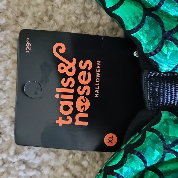 Pet Halloween costume Green Dragon Wings - Picture 5 of 9